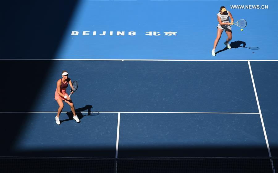 (SP)CHINA-BEIJING-TENNIS-CHINA OPEN-SEMIFINAL-WOMEN'S DOUBLES(CN)