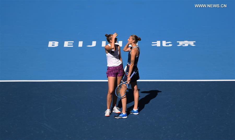 (SP)CHINA-BEIJING-TENNIS-CHINA OPEN-SEMIFINAL-WOMEN'S DOUBLES(CN)