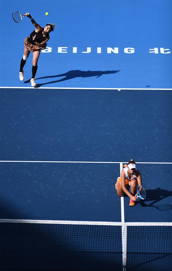 (SP)CHINA-BEIJING-TENNIS-CHINA OPEN-SEMIFINAL-WOMEN'S DOUBLES(CN)