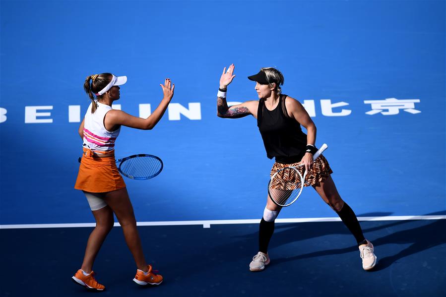 (SP)CHINA-BEIJING-TENNIS-CHINA OPEN-SEMIFINAL-WOMEN'S DOUBLES(CN)