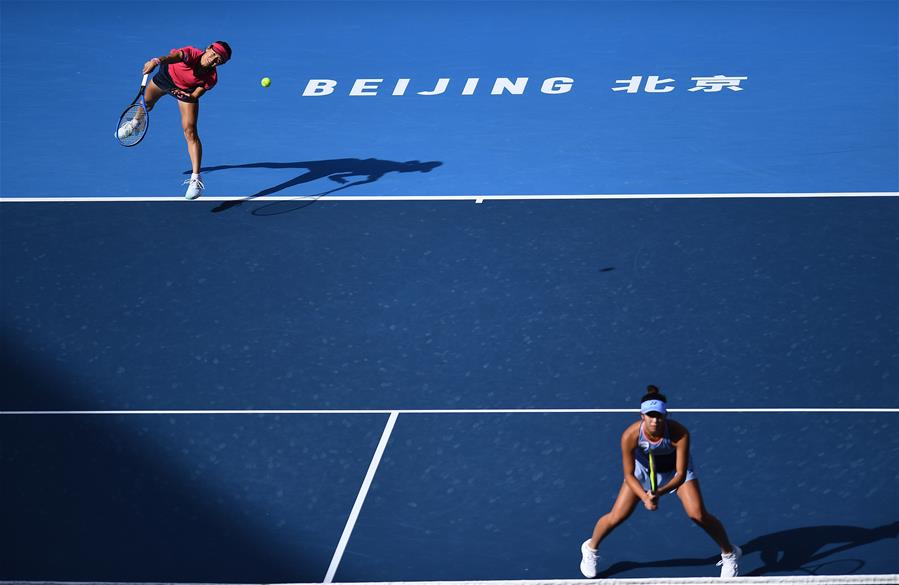 (SP)CHINA-BEIJING-TENNIS-CHINA OPEN-SEMIFINAL-WOMEN'S DOUBLES(CN)