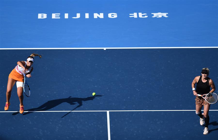 (SP)CHINA-BEIJING-TENNIS-CHINA OPEN-SEMIFINAL-WOMEN'S DOUBLES(CN)