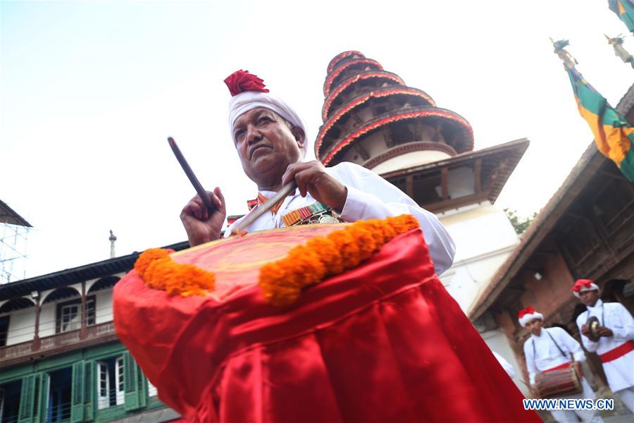 NEPAL-KATHMANDU-DASHAIN FESTIVAL-FULPATI