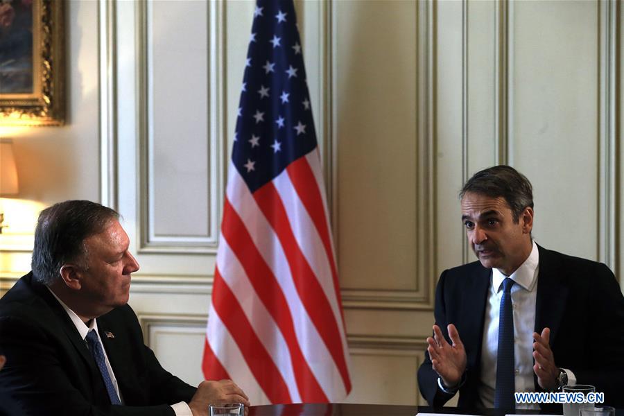 GREECE-ATHENS-PM-U.S.-POMPEO-MEETING