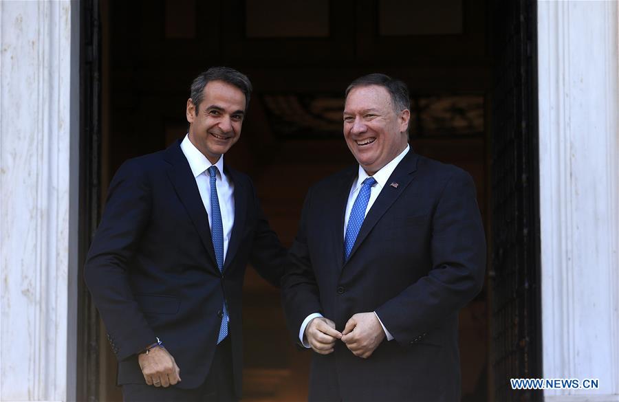 GREECE-ATHENS-PM-U.S.-POMPEO-MEETING