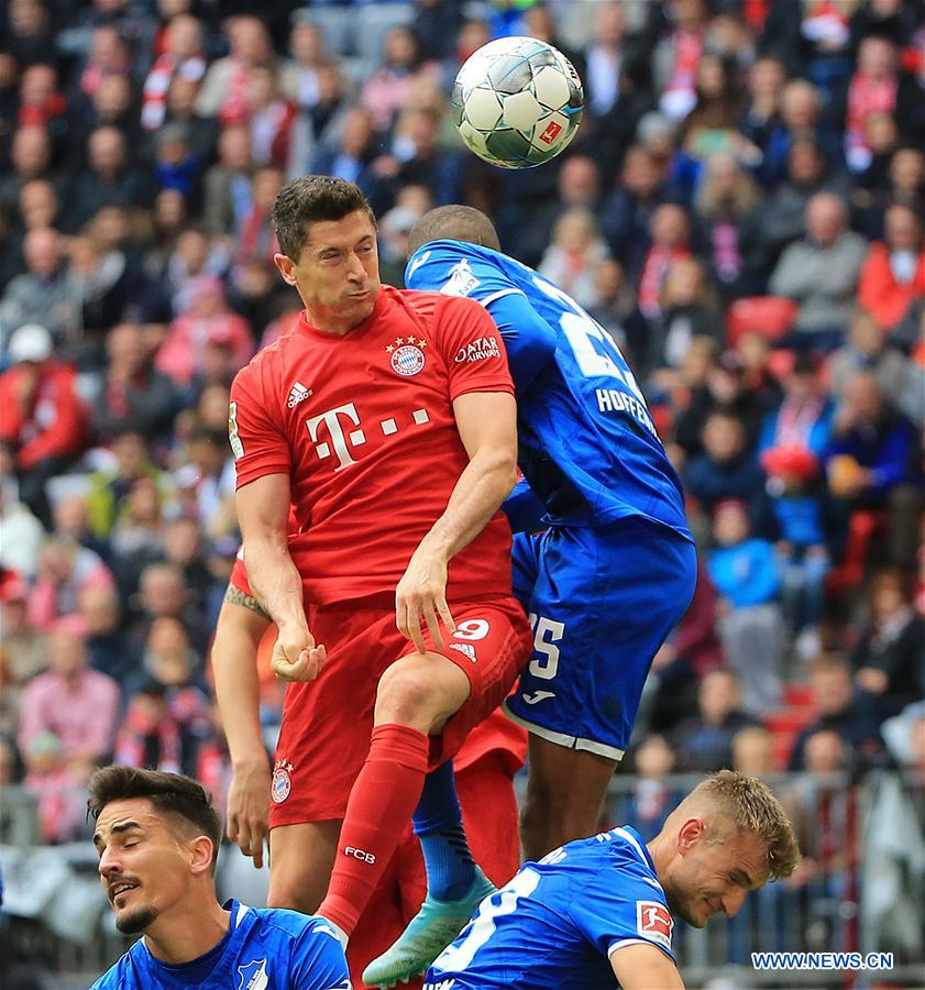 (SP)GERMANY-MUNICH-SOCCER-BUNDESLIGA-FC BAYERN MUNICH VS TSG 1899 HOFFENHEIM