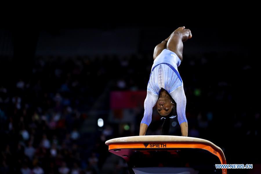 (SP)GERMANY-STUTTGART-FIG-ARTISTIC GYMNASTICS WORLD CHAMPIONSHIPS-WOMEN'S QUARLIFICATIONS