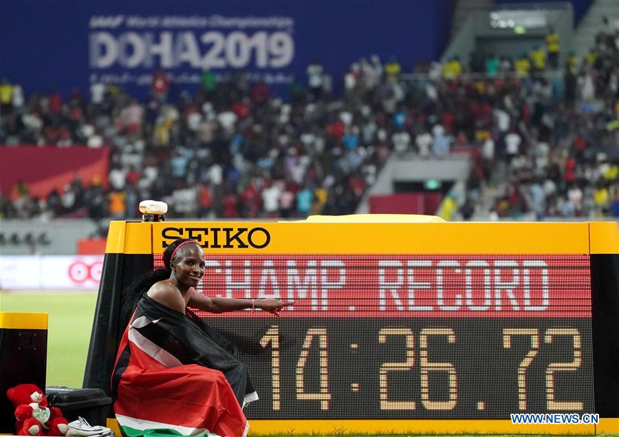 (SP)QATAR-DOHA-ATHLETICS-IAAF WORLD CHAMPIONSHIPS-WOMEN'S 5000M