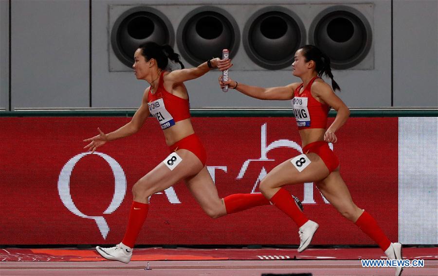 (SP)QATAR-DOHA-IAAF WORLD ATHLETICS CHAMPIONSHIPS-WOMEN'S 4X100M RELAY FINAL 