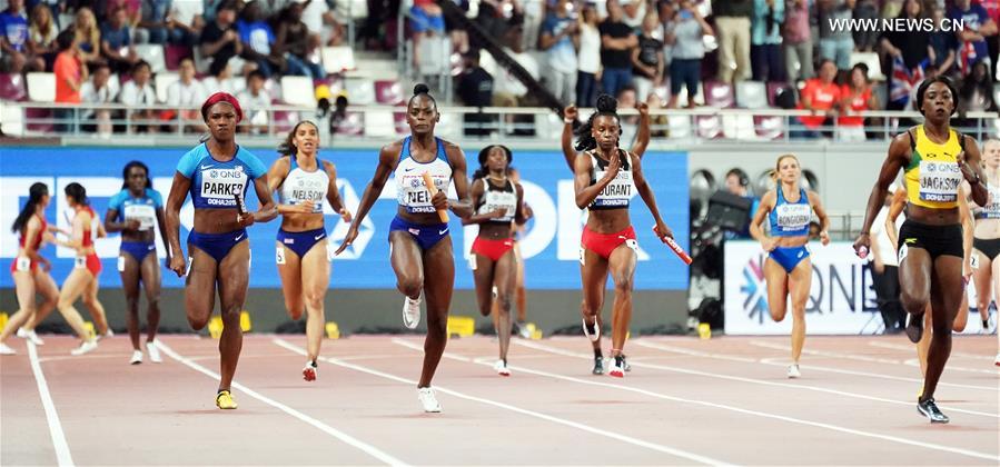 (SP)QATAR-DOHA-IAAF WORLD ATHLETICS CHAMPIONSHIPS-WOMEN'S 4X100M RELAY FINAL