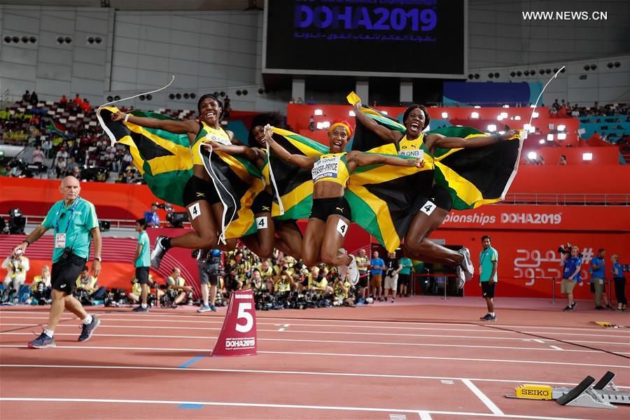 (SP)QATAR-DOHA-IAAF WORLD ATHLETICS CHAMPIONSHIPS-WOMEN'S 4X100M RELAY FINAL