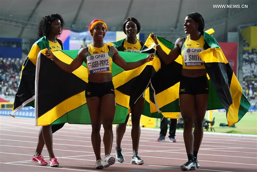 (SP)QATAR-DOHA-IAAF WORLD ATHLETICS CHAMPIONSHIPS-WOMEN'S 4X100M RELAY FINAL