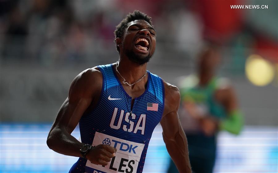 (SP)QATAR-DOHA-ATHLETICS-IAAF WORLD CHAMPIONSHIPS-MEN'S 4X100M RELAY FINAL