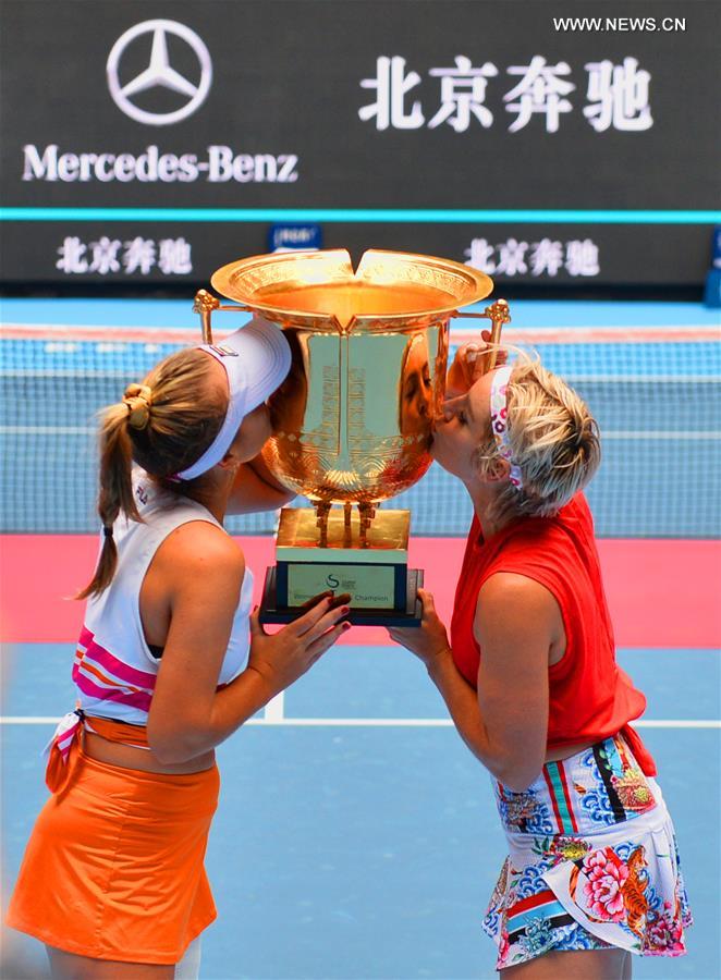 (SP)CHINA-BEIJING-TENNIS-CHINA OPEN-WOMEN'S DOUBLES-FINAL(CN)