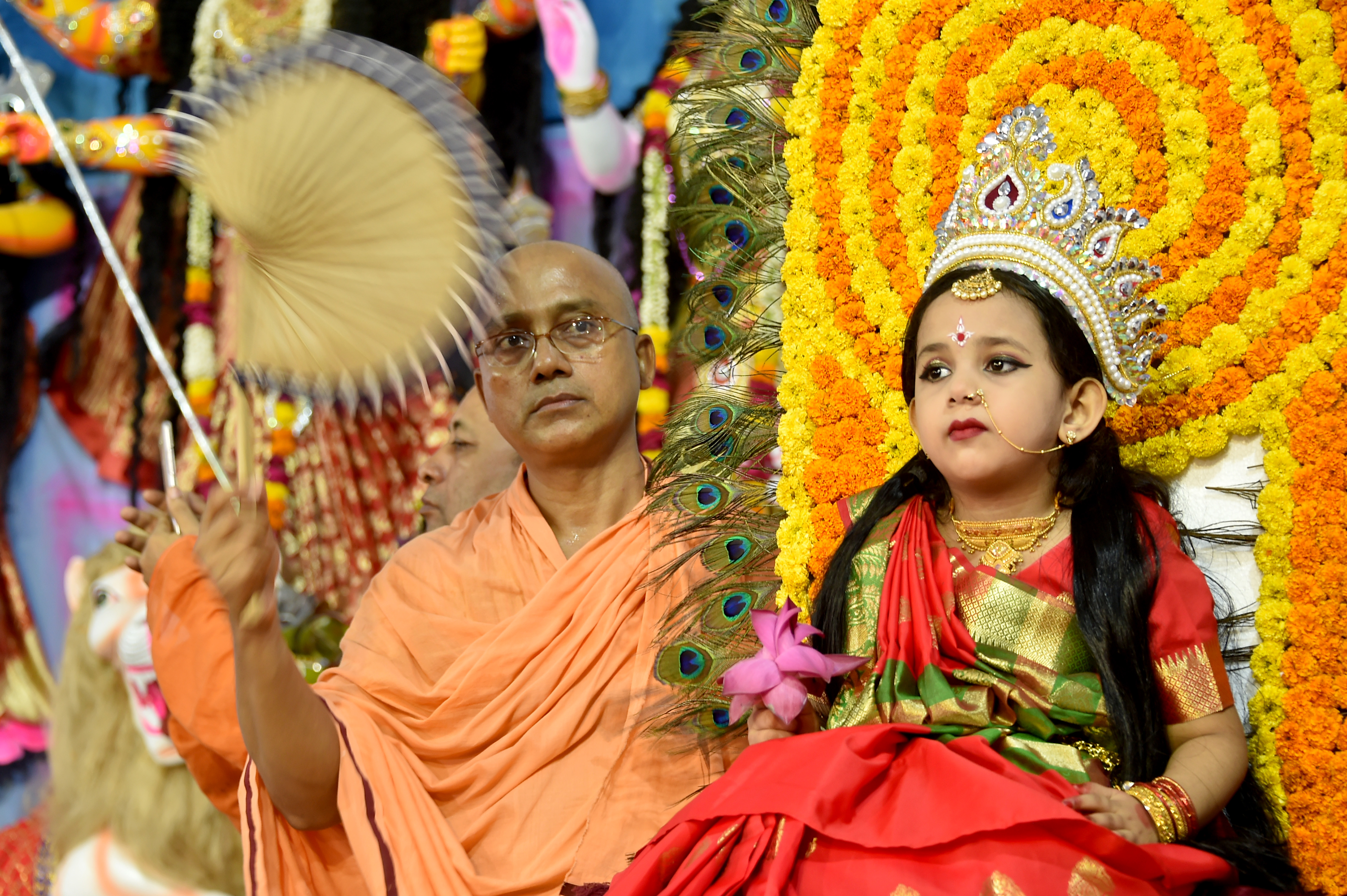 Durga Puja festival celebrated in Dhaka, Bangladesh Xinhua English