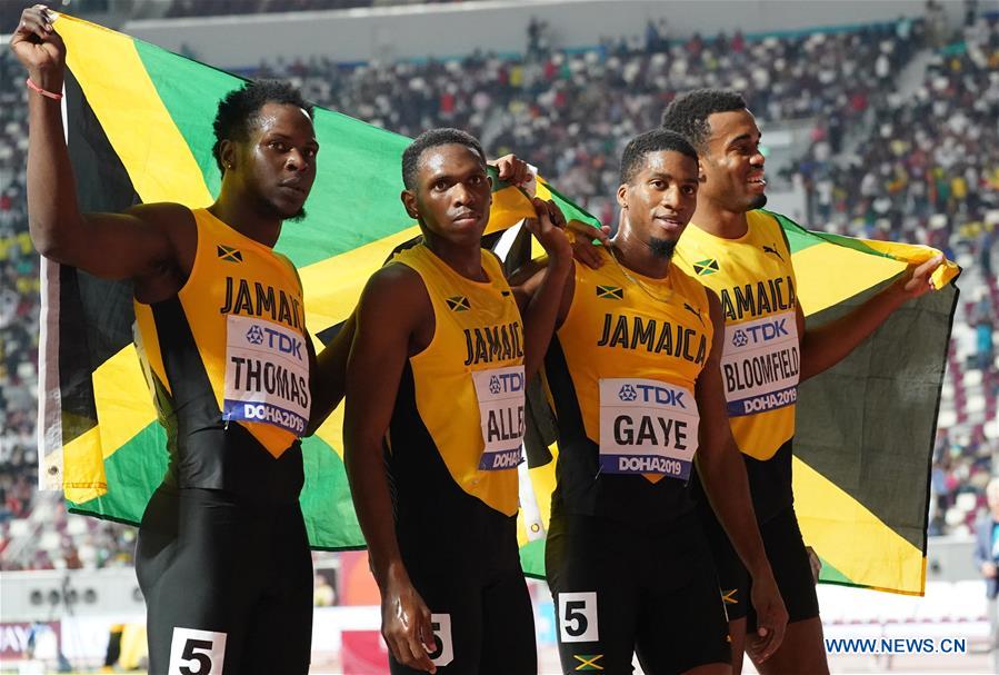 (SP)QATAR-DOHA-ATHLETICS-IAAF WORLD CHAMPIONSHIPS-MEN'S 4X400M RELAY