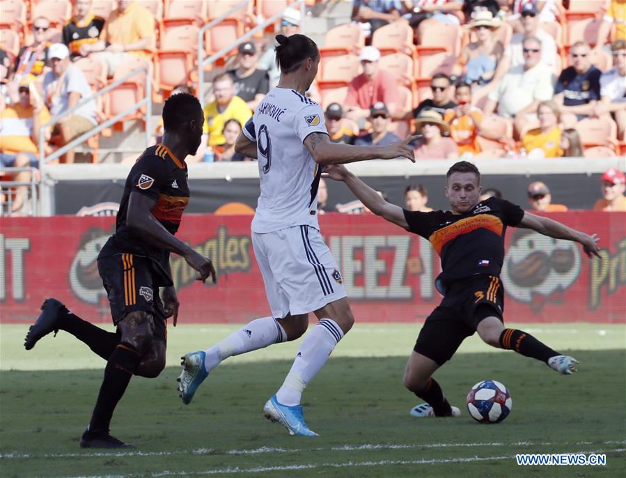 (SP)U.S.-HOUSTON-SOCCER-MLS-HOUSTON VS LA GALAXY