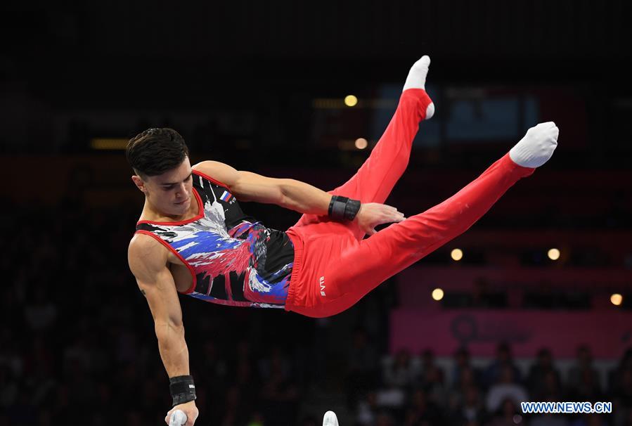 (SP)GERMANY-STUTTGART-FIG-ARTISTIC GYMNASTICS WORLD CHAMPIONSHIPS-MEN'S QUALIFICATIONS