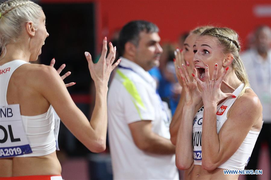 (SP)QATAR-DOHA-ATHLETICS-IAAF WORLD CHAMPIONSHIPS-WOMEN'S 4X400M RELAY