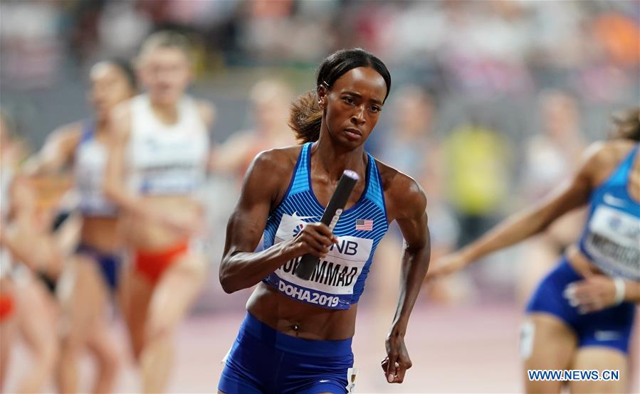 (SP)QATAR-DOHA-ATHLETICS-IAAF WORLD CHAMPIONSHIPS-WOMEN'S 4X400M RELAY