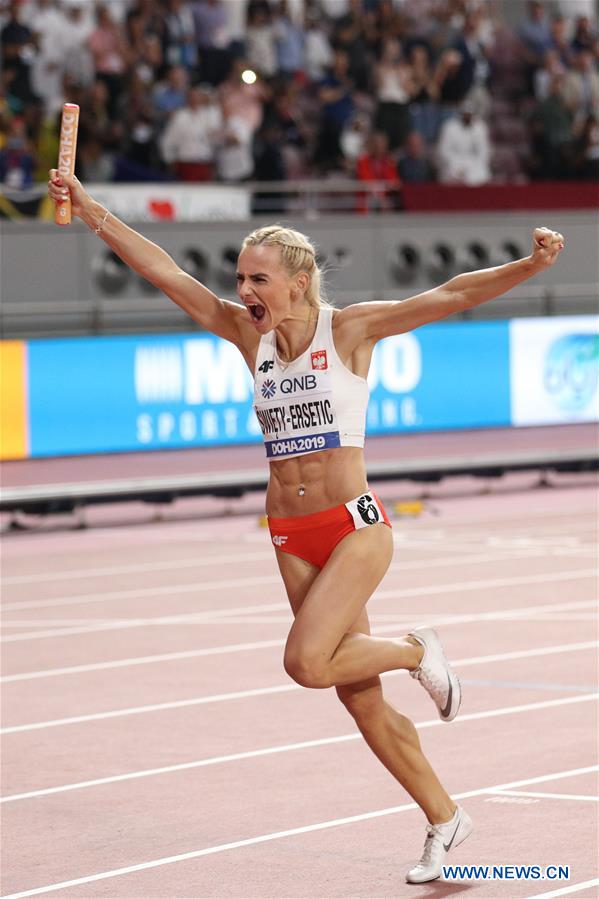 (SP)QATAR-DOHA-ATHLETICS-IAAF WORLD CHAMPIONSHIPS-WOMEN'S 4X400M RELAY