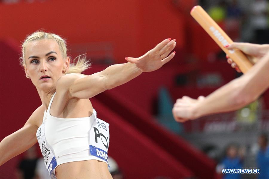 (SP)QATAR-DOHA-ATHLETICS-IAAF WORLD CHAMPIONSHIPS-WOMEN'S 4X400M RELAY