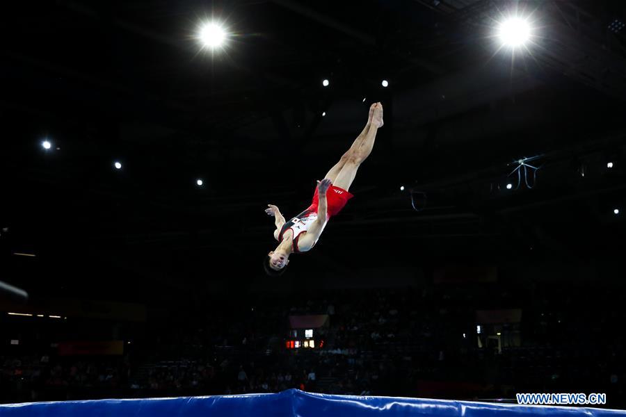 (SP)GERMANY-STUTTGART-FIG-ARTISTIC GYMNASTICS WORLD CHAMPIONSHIPS-MEN'S QUALIFICATIONS
