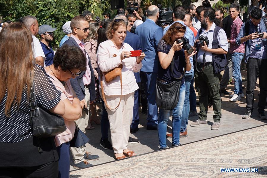 SYRIA-DAMASCUS-RESTORED-ANCIENT-PAINTING