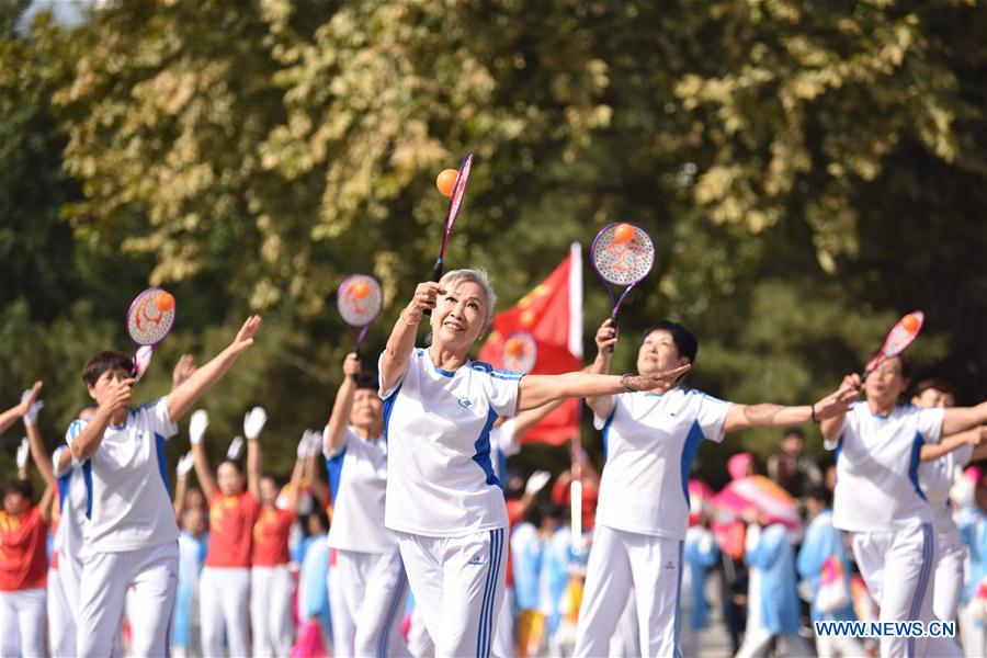 CHINA-HEBEI-DINGZHOU-CHONGYANG FESTIVAL-CELEBRATION (CN)
