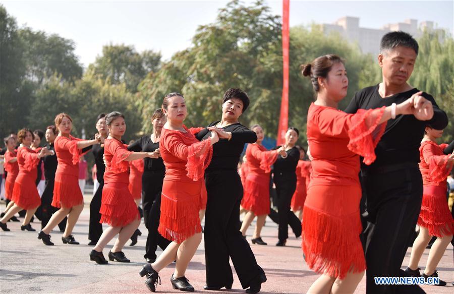 CHINA-HEBEI-DINGZHOU-CHONGYANG FESTIVAL-CELEBRATION (CN)