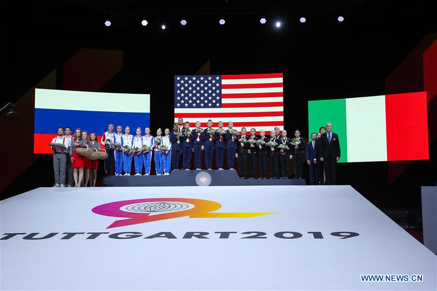 (SP)GERMANY-STUTTGART-FIG-ARTISTIC GYMNASTICS WORLD CHAMPIONSHIPS-WOMEN'S TEAM FINAL