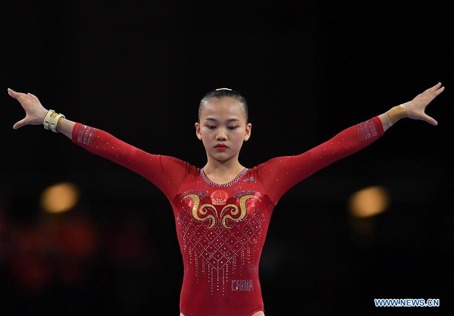 (SP)GERMANY-STUTTGART-FIG-ARTISTIC GYMNASTICS WORLD CHAMPIONSHIPS-WOMEN'S TEAM FINAL