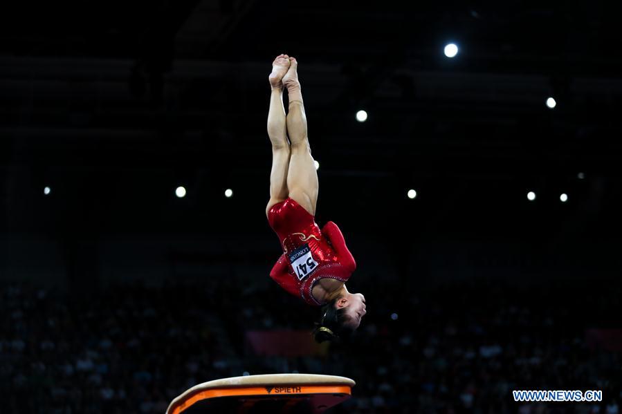 (SP)GERMANY-STUTTGART-FIG-ARTISTIC GYMNASTICS WORLD CHAMPIONSHIPS-WOMEN'S TEAM FINAL