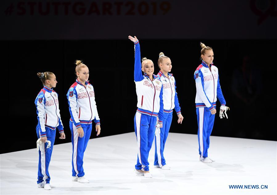 (SP)GERMANY-STUTTGART-FIG-ARTISTIC GYMNASTICS WORLD CHAMPIONSHIPS-WOMEN'S TEAM FINAL