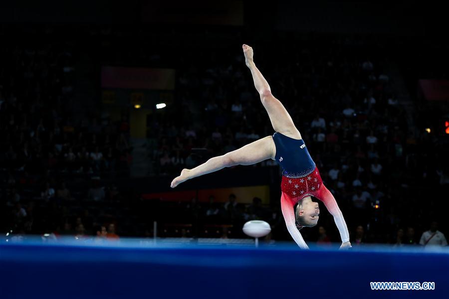 (SP)GERMANY-STUTTGART-FIG-ARTISTIC GYMNASTICS WORLD CHAMPIONSHIPS-WOMEN'S TEAM FINAL