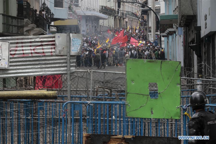 ECUADOR-QUITO-PROTEST