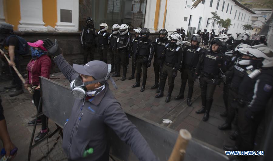 ECUADOR-QUITO-PROTEST