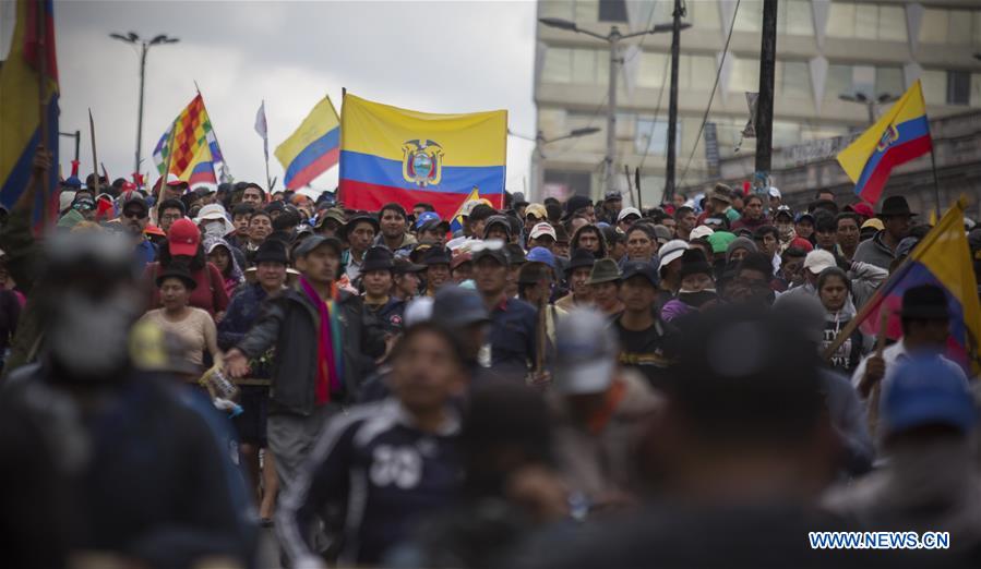 ECUADOR-QUITO-PROTEST