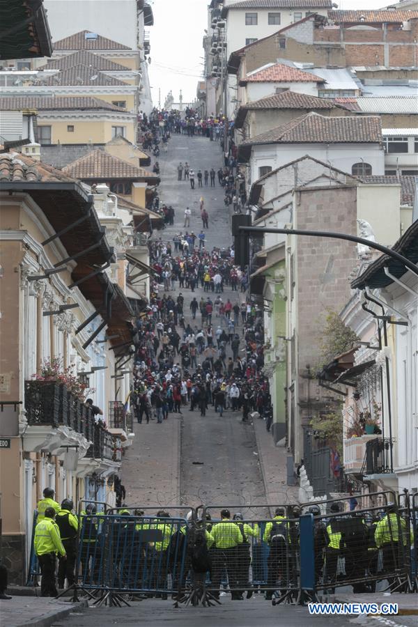 ECUADOR-QUITO-PROTEST
