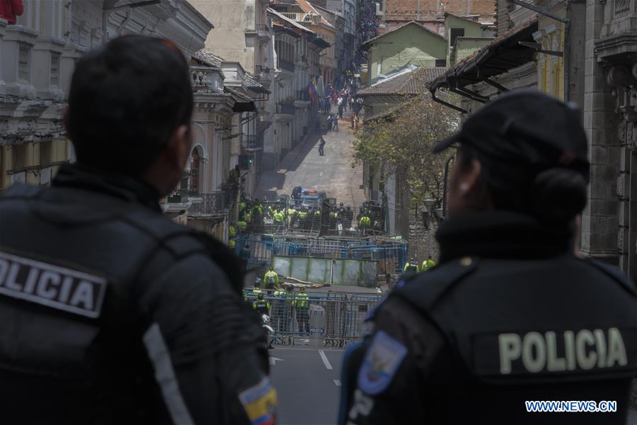 ECUADOR-QUITO-PROTEST