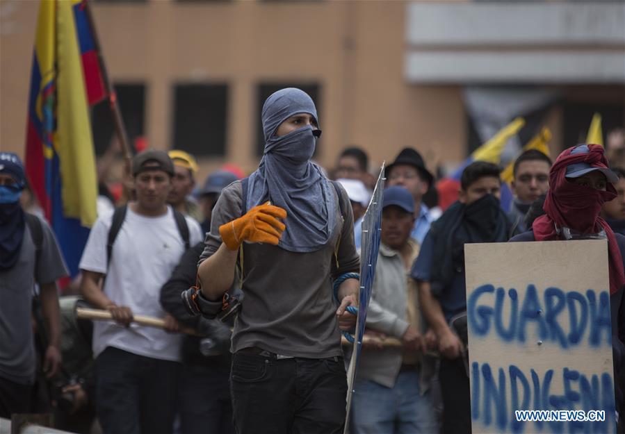 ECUADOR-QUITO-PROTEST