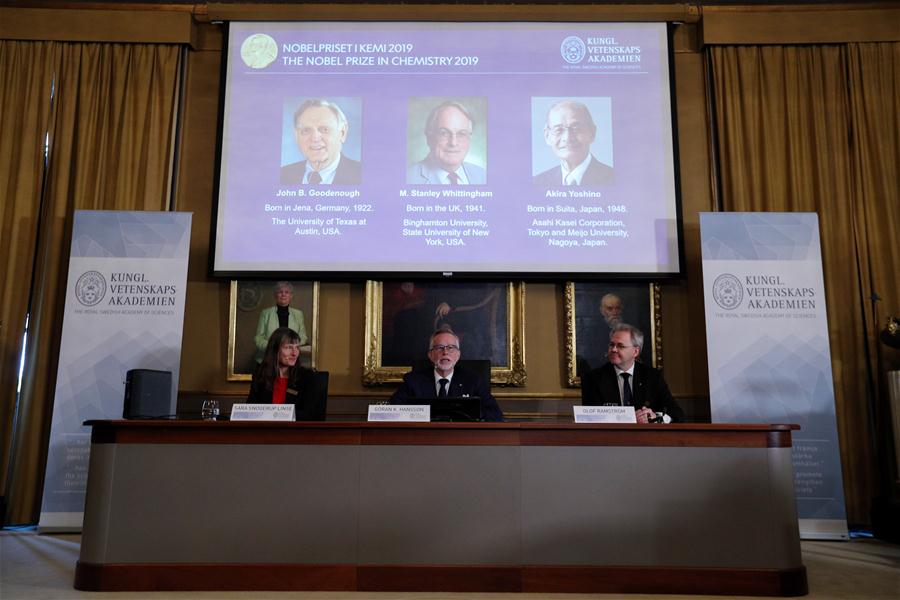 SWEDEN-STOCKHOLM-NOBEL-CHEMISTRY