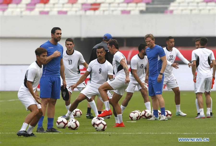 (SP)CHINA-GUANGZHOU-SOCCER-2022 FIFA WORLD CUP QUALIFIER-GROUP A-CHN VS GUM-TRAINING SESSION