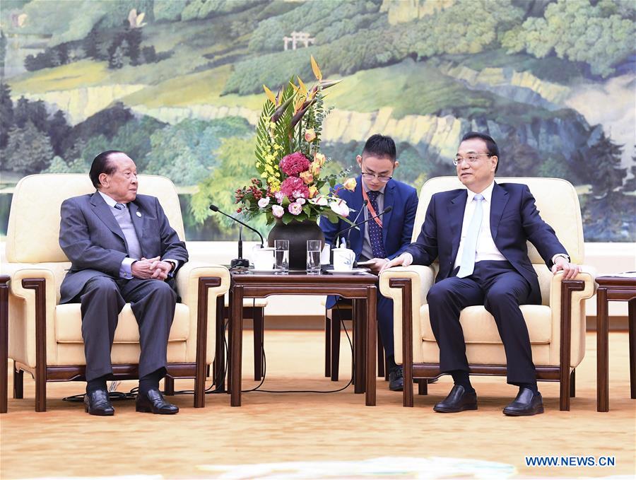 CHINA-BEIJING-LI KEQIANG-CAMBODIAN DEPUTY PM-MEETING (CN)