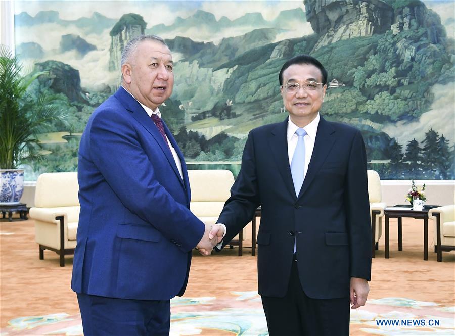 CHINA-BEIJING-LI KEQIANG-KYRGYZ FIRST DEPUTY PM-MEETING (CN)