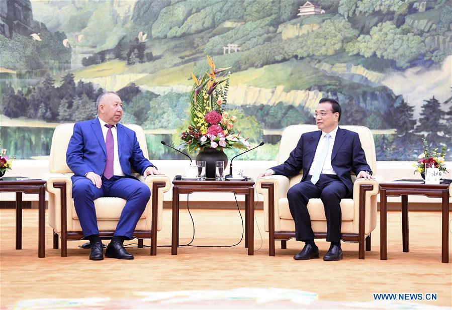 CHINA-BEIJING-LI KEQIANG-KYRGYZ FIRST DEPUTY PM-MEETING (CN)