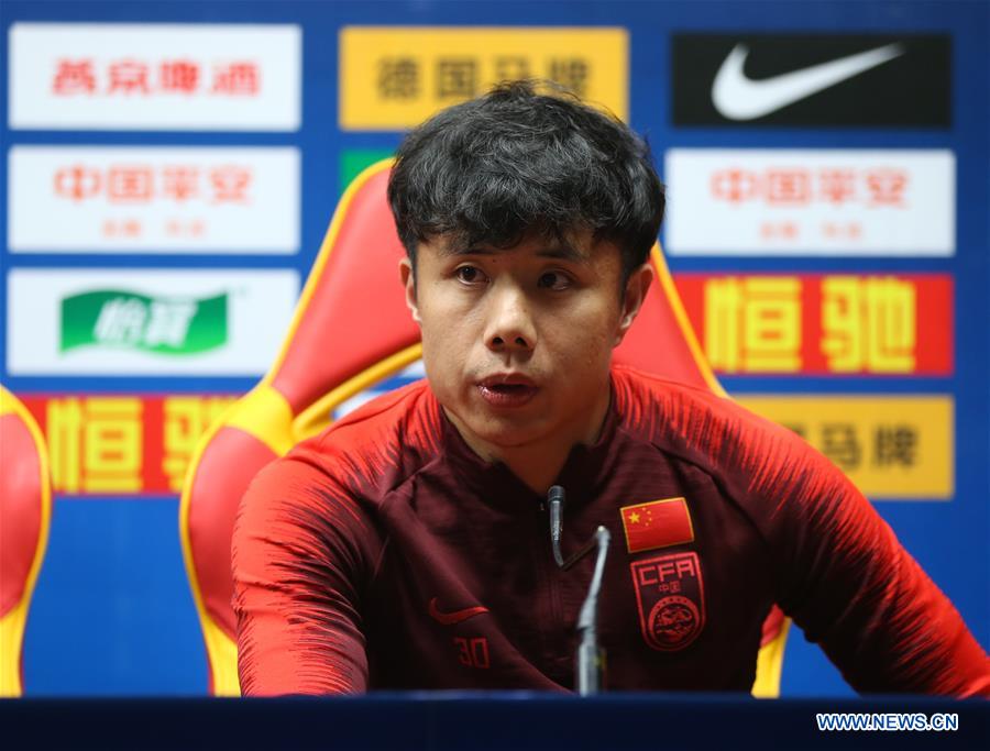 (SP)CHINA-GUANGZHOU-SOCCER-2022 FIFA WORLD CUP QULIFIER-GROUP A-CHN VS GUM-PRESS CONFERENCE