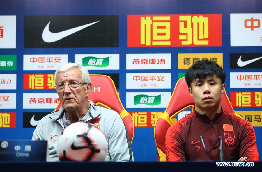 (SP)CHINA-GUANGZHOU-SOCCER-2022 FIFA WORLD CUP QULIFIER-GROUP A-CHN VS GUM-PRESS CONFERENCE