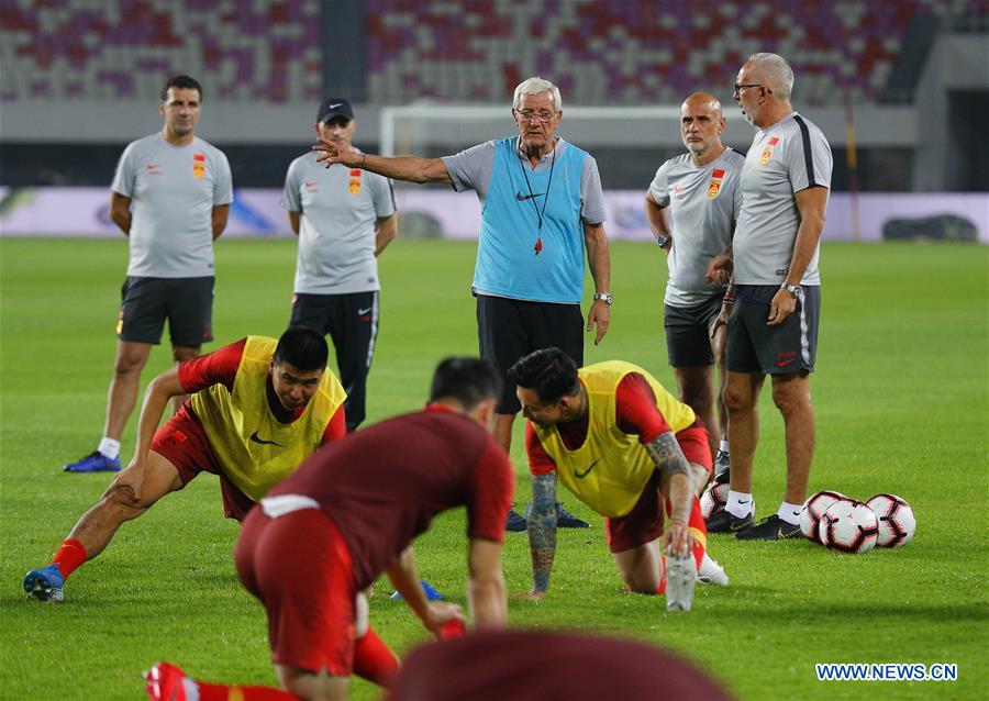 (SP)CHINA-GUANGZHOU-SOCCER-2022 FIFA WORLD CUP QULIFIER-GROUP A-CHN VS GUM-TRAINING SESSION