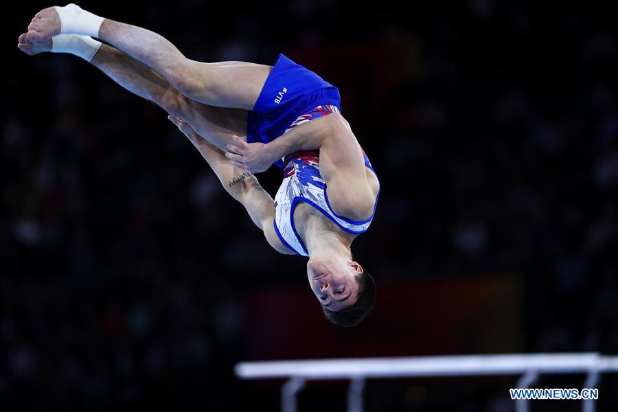 (SP)GERMANY-STUTTGART-FIG-ARTISTIC GYMNASTICS WORLD CHAMPIONSHIPS-MEN'S TEAM FINAL